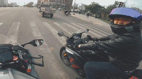 国产小忍者改装脚撑视频,创意升级，一招解锁户外新玩法