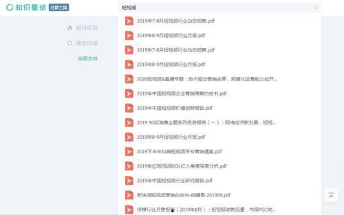 国产短视频搜索关键词